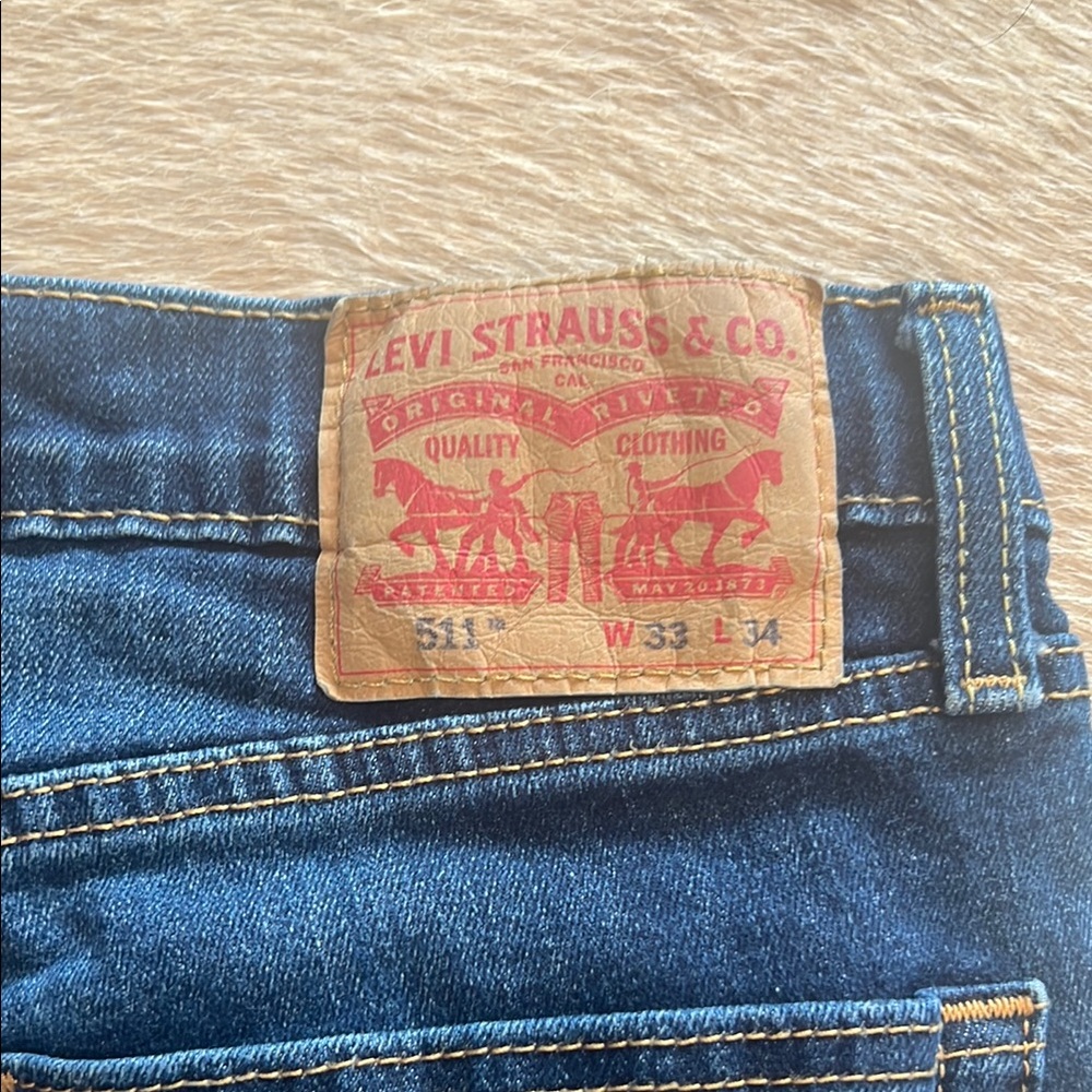 Levi's Blue Slim Jeans Iconic Design